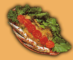Tortino di alici del pescatore